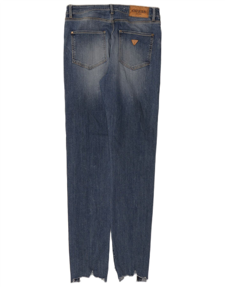 Damskie jeansy Guess Skinny W29 L32 Niebieska wiskoza