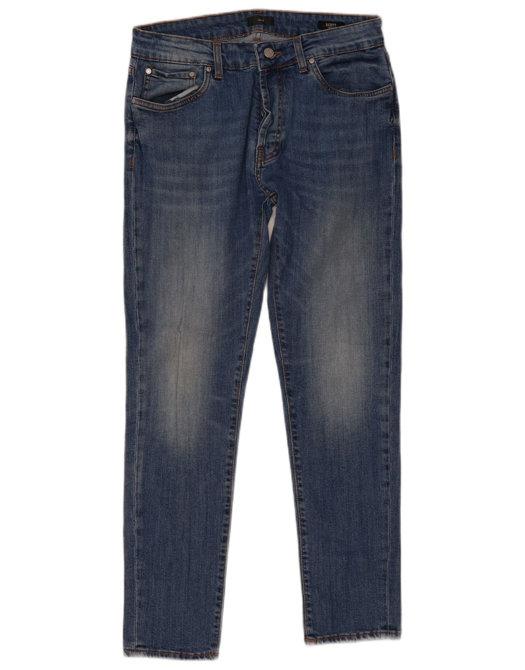 Liu Jo Męskie Scott Skinny Jeans W33 L29 Niebieski poliester