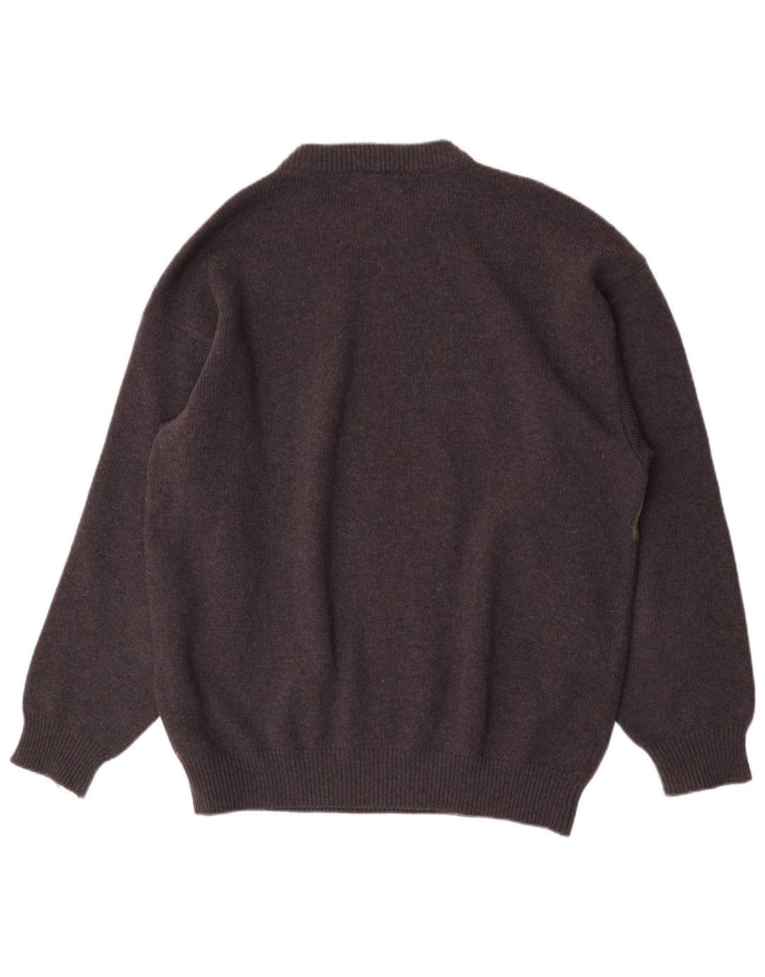 Męski sweter z wycięciem pod szyją Iceberg XL, szary, wełniany, retro