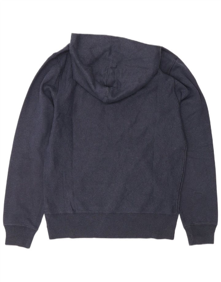 Męski sweter z kapturem Woolrich, średni granatowy