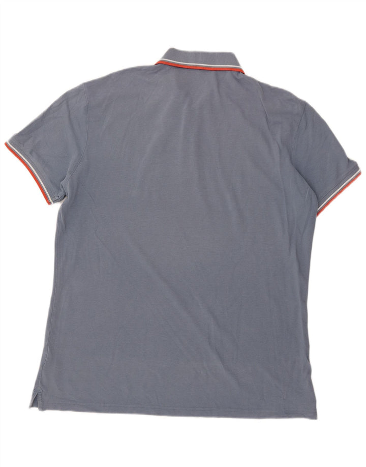 Męska koszulka polo Diadora 2XL, niebieska, bawełniana