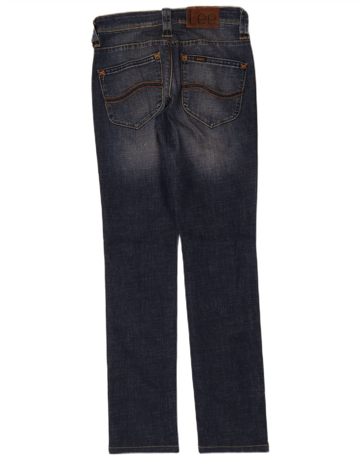 Damskie jeansy Lee Slim W27 L30 Niebieskie bawełniane