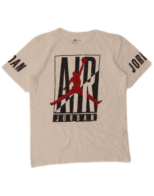 Chłopięcy T-shirt z grafiką Jordan 13-14 lat XL, biały