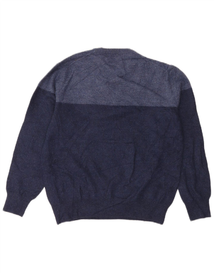 Damski sweter Calvin Klein z okrągłym dekoltem UK 12, średni granatowy