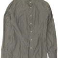 Koszula męska Benetton Medium Green Pinstripe Classic