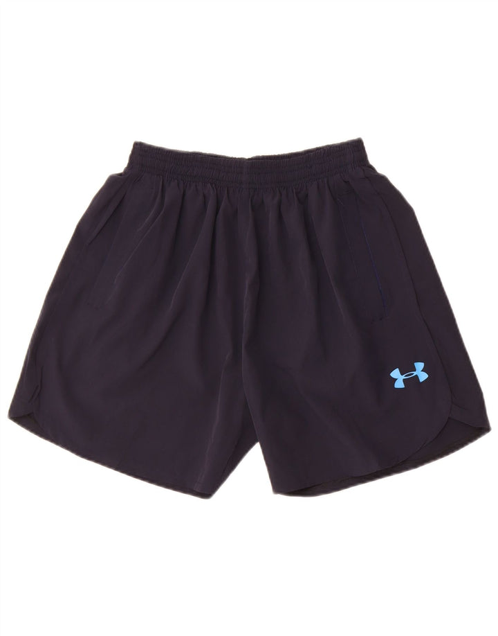 Chłopięce spodenki sportowe Under Armour 11-12 lat, granatowe, poliestrowe