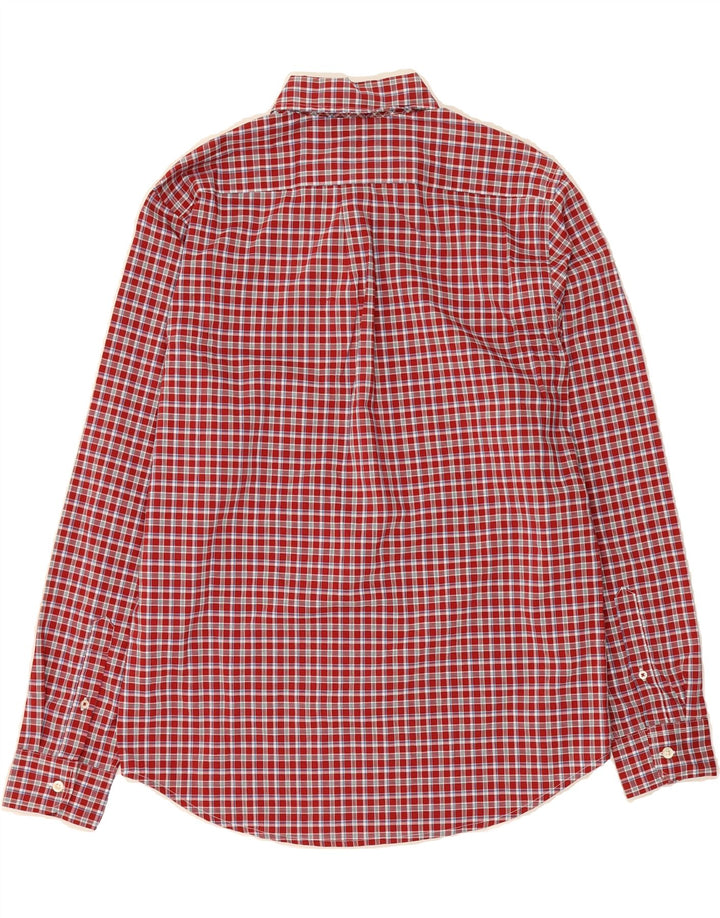 DOCKERS Mens Classic Fit Shirt Medium Red Check Cotton Vintage Dockers and Second-Hand Dockers from Messina Hembry 