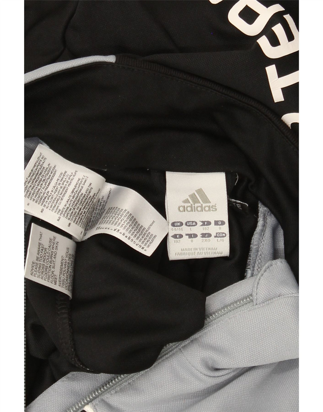 ADIDAS Mens Climalite Pullover Tracksuit Top UK 44/46 Large Black Vintage Adidas and Second-Hand Adidas from Messina Hembry 