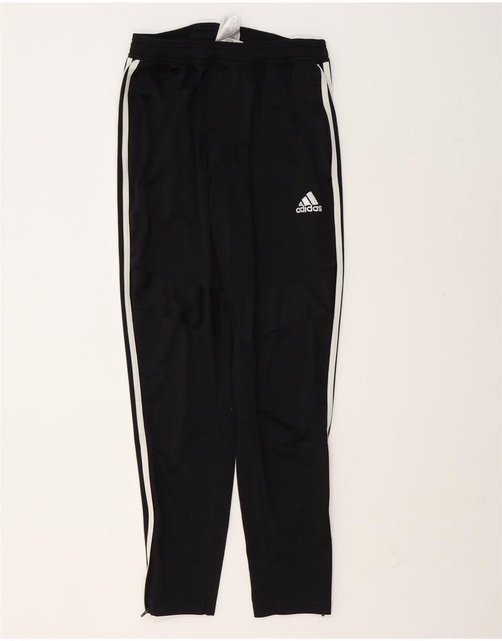 Męskie spodnie dresowe Adidas, średni czarny poliester