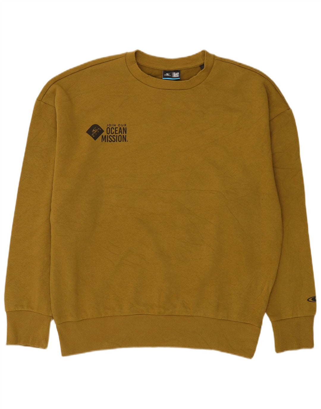 Męski sweter o luźnym kroju O'Neill, mały, bawełniany khaki