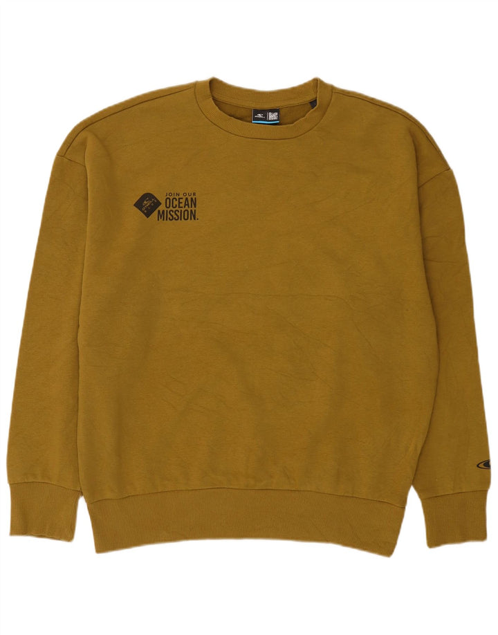 Męski sweter o luźnym kroju O'Neill, mały, bawełniany khaki