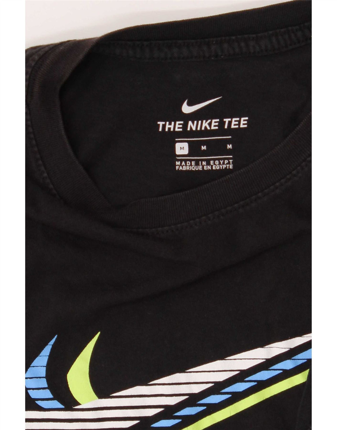 Męski T-shirt Nike z grafiką, średni czarny