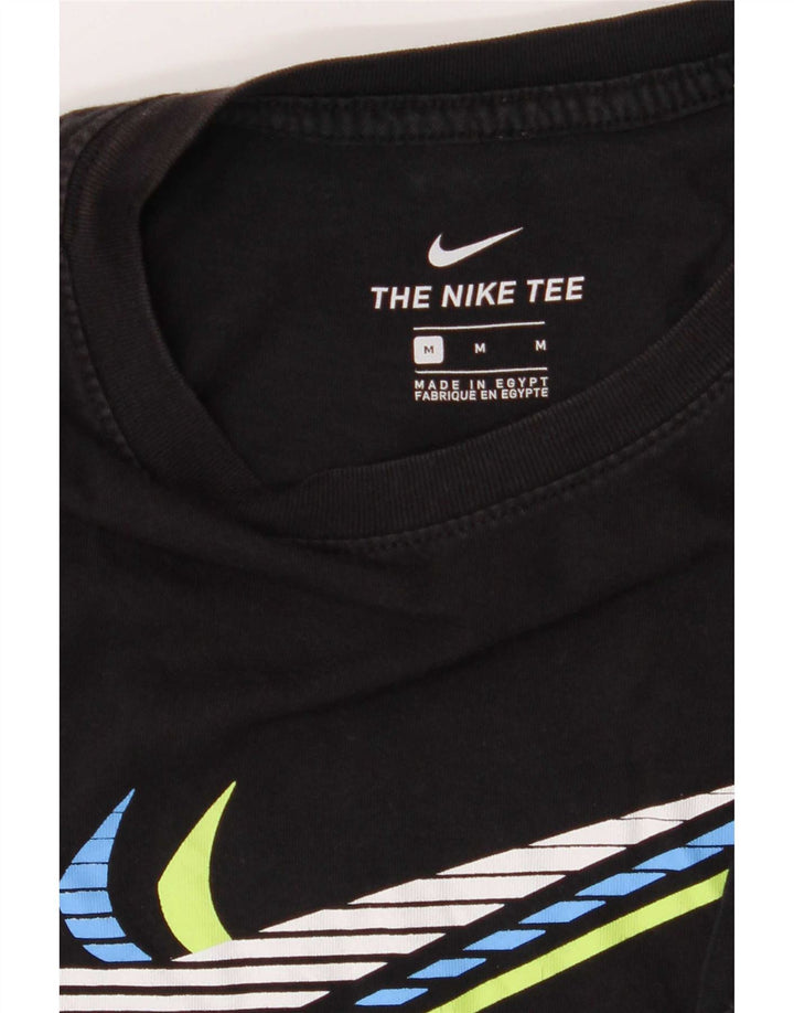 Męski T-shirt Nike z grafiką, średni czarny