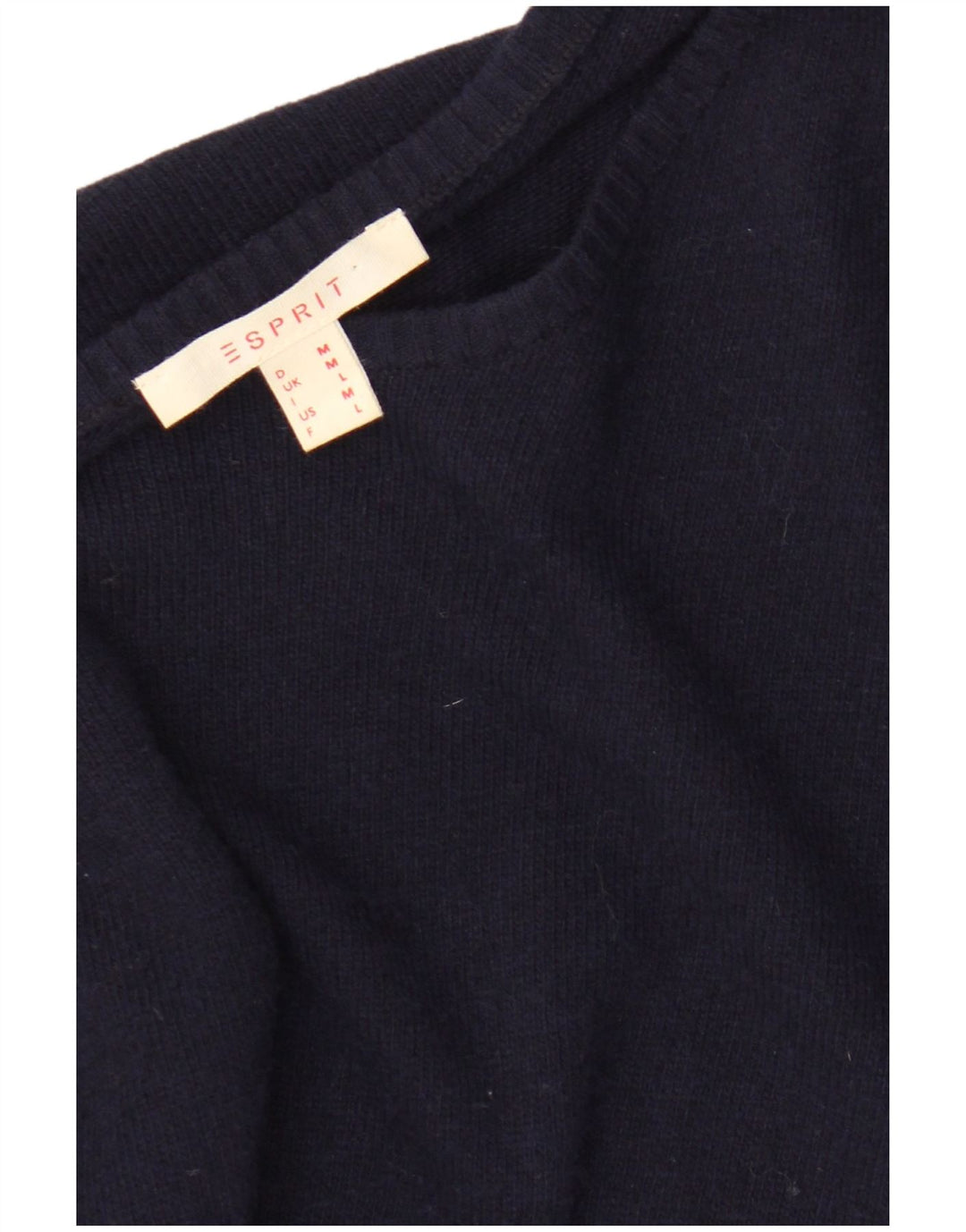 Damski sweter Esprit z dekoltem w łódkę UK 14, średni granatowy