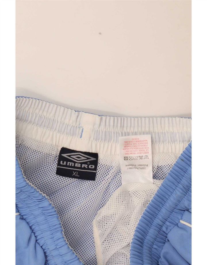 Męskie spodenki sportowe Umbro Graphic XL, niebieskie, poliestrowe