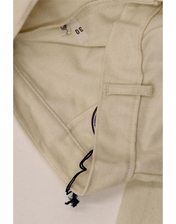 Damskie spodnie typu bootcut w stylu vintage W30 L34 beżowe