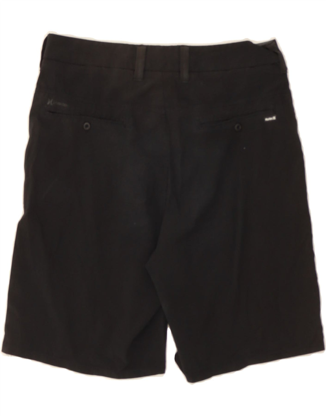 HURLEY Mens Chino Shorts W26 XS Black Vintage Hurley and Second-Hand Hurley from Messina Hembry 