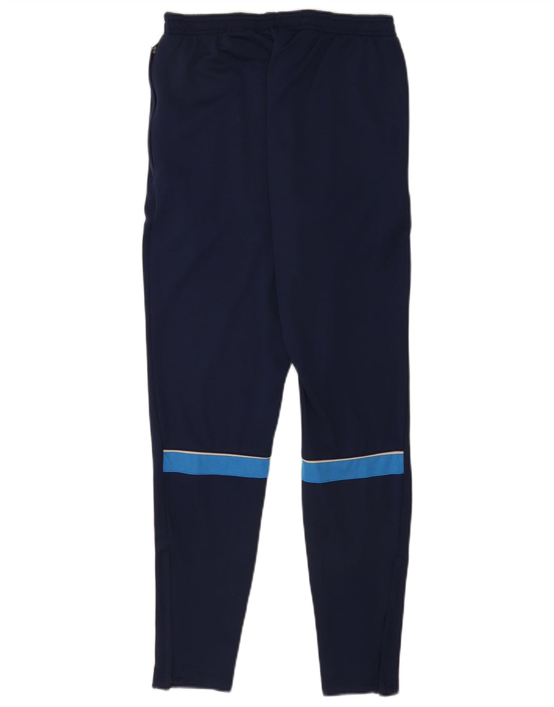 Męskie spodnie dresowe Nike Dri Fit, małe, granatowe, z poliestru w blokach kolorów