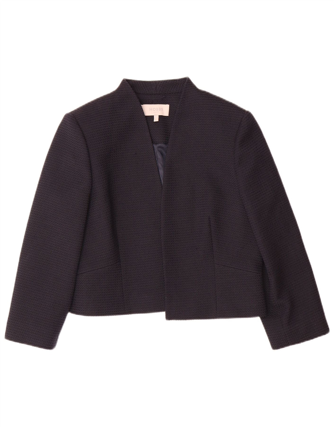 HOBBS Damska kurtka typu Crop 3/4 z odkrytymi bolerkami UK 12, średnia czarna