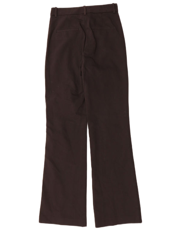 Damskie proste spodnie garniturowe Massimo Dutti EU 36 XS W26 L32 Czarna bawełna