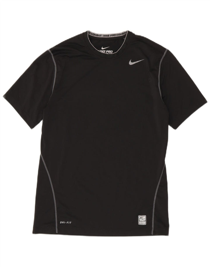 Męski T-shirt NIKE Dri Fit, średni czarny poliester