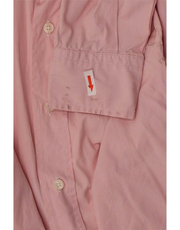 Koszula męska Massimo Dutti, rozmiar 44 XL, różowa, bawełniana