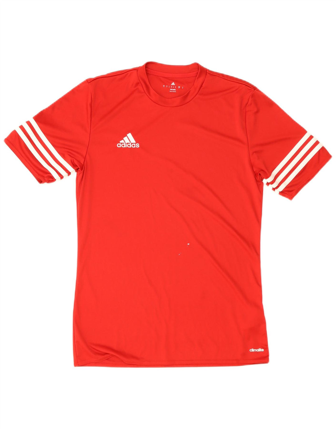 Adidas Męski T-shirt Climalite Top Mały Czerwony Poliester