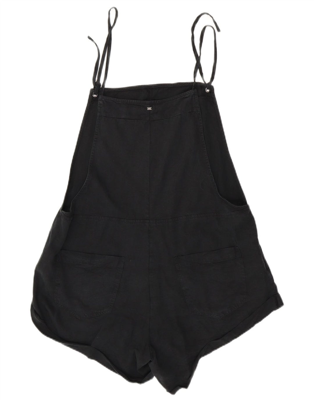 Damskie spodenki ogrodniczki BILLABONG UK 12 Medium W38 Czarny Lyocell