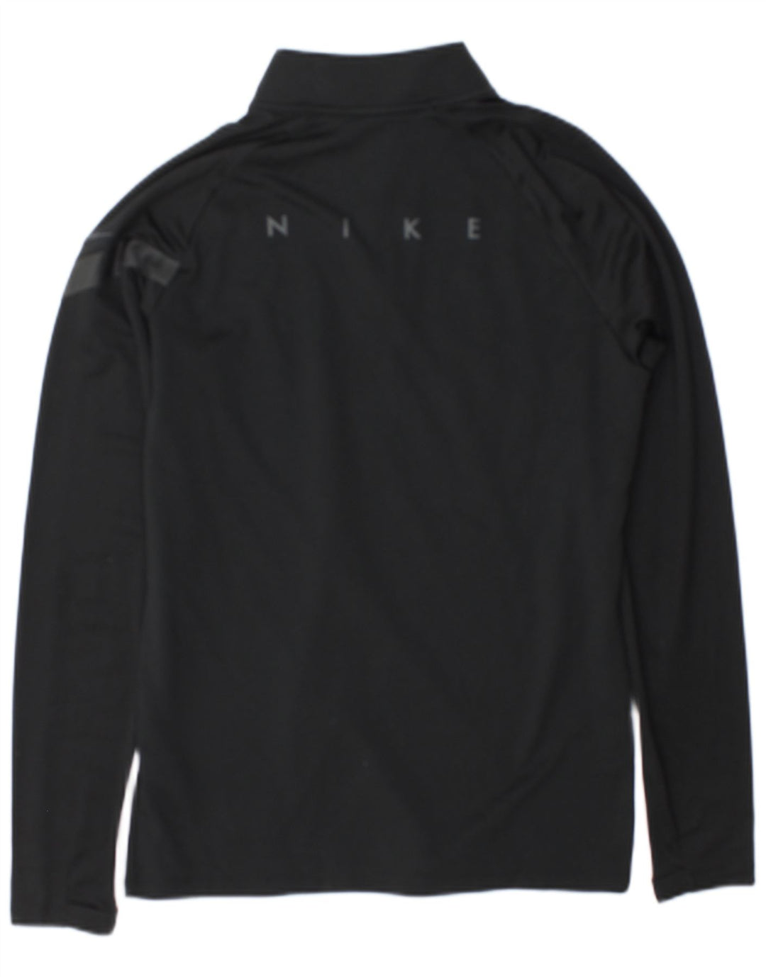 Męski dres Nike Dri Fit z grafiką i zamkiem błyskawicznym pod szyją, mały czarny