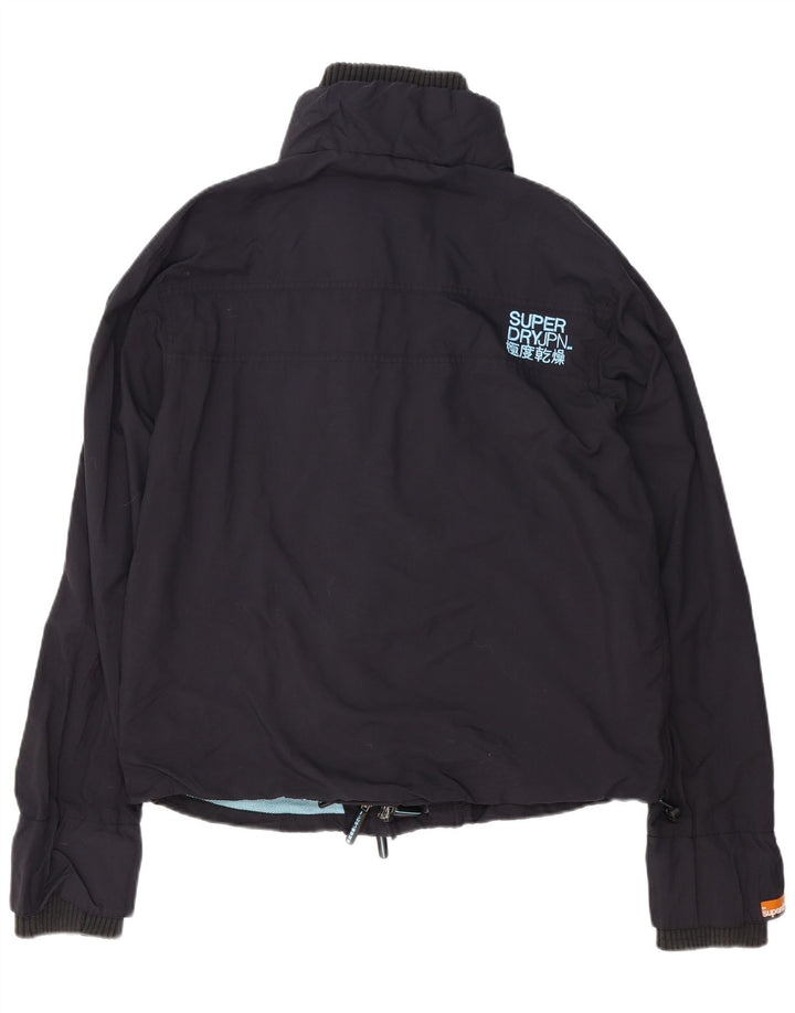 Damska kurtka przeciwdeszczowa Superdry Graphic UK 20 2XL Granatowy poliester