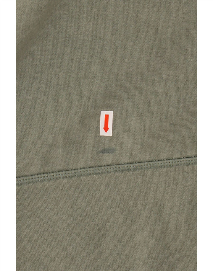 Damski sweter z kapturem HURLEY UK 14, średni zielony, bawełniany