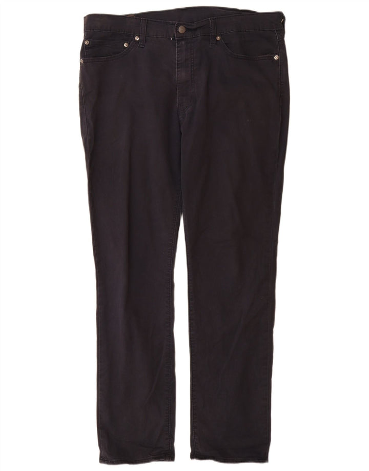 Męskie spodnie Levi's 511 Slim Casual W36 L32 Granatowa bawełna