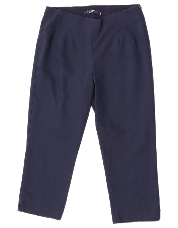 Spodnie damskie Capri Chaps US 6 Medium W27 L21 Granatowy poliester