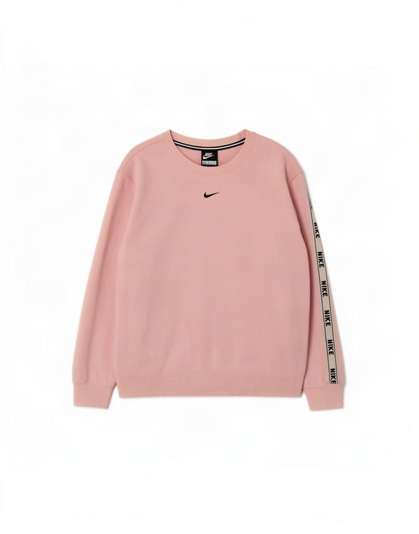 Damska bluza z grafiką Nike, UK 14, bawełna w kolorze średniego różu