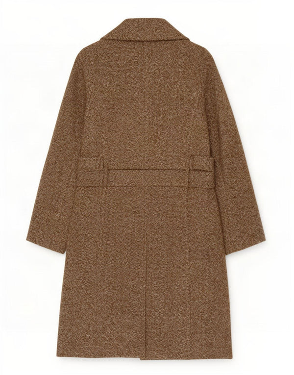 Damski trencz Zara UK 10 Small, wełniany khaki