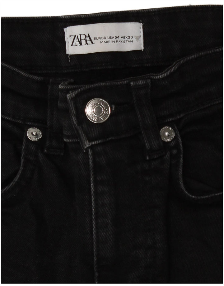 Damskie jeansy Bootcut Zara EU 36 XS W26 L25 Czarne