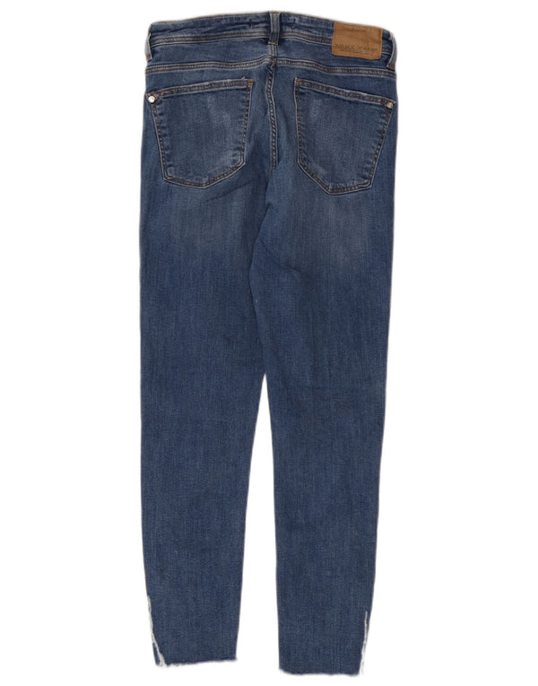 Dżinsy damskie Zara Crop Skinny EU 36 XS W26 L25 Niebieskie