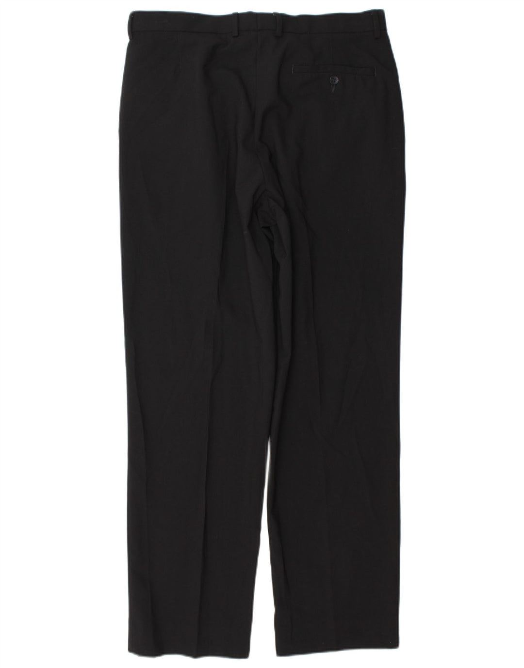 Marks & Spencer Męskie proste spodnie chino W34 L31 Czarny poliester
