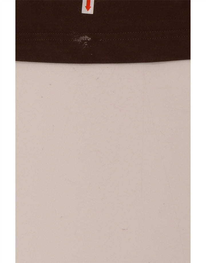 Męski T-shirt z grafiką PUMA, duży, brązowy