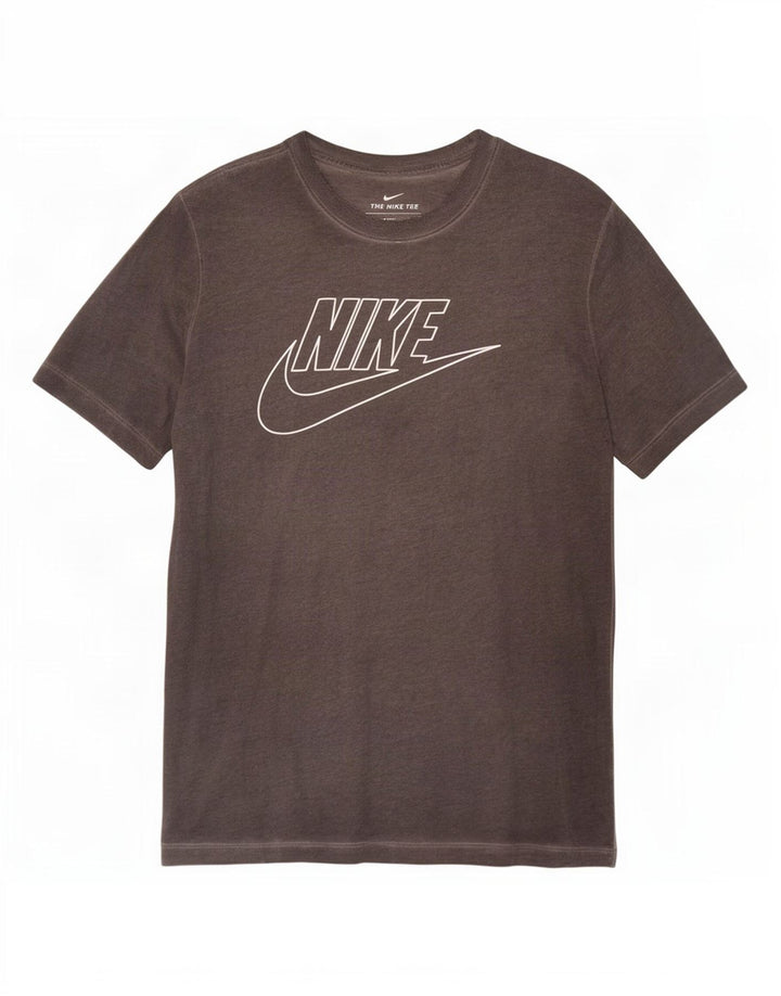 Męski T-shirt z grafiką Nike, duży, szary