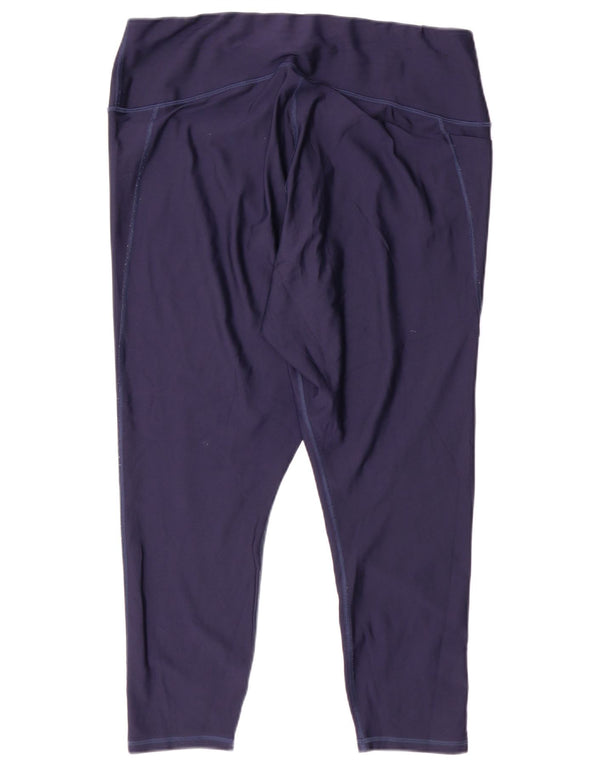 Damskie legginsy kompresyjne Under Armour Capri UK 20 2XL Granatowe sportowe