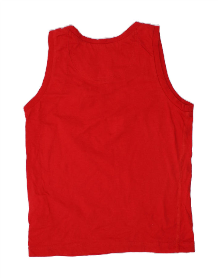 CHAMPION Boys Graphic Vest Top 9-10 Years Medium  Red Cotton Vintage Champion and Second-Hand Champion from Messina Hembry 