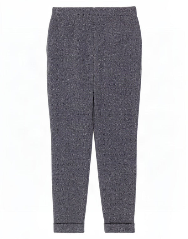 Marks & Spencer Damskie spodnie typu slim casual UK 8 Small W26 L27 Niebieskie plamki