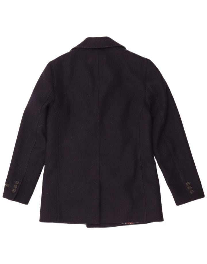Płaszcz męski Ted Baker, rozmiar 2, mały, granatowy, wełniany