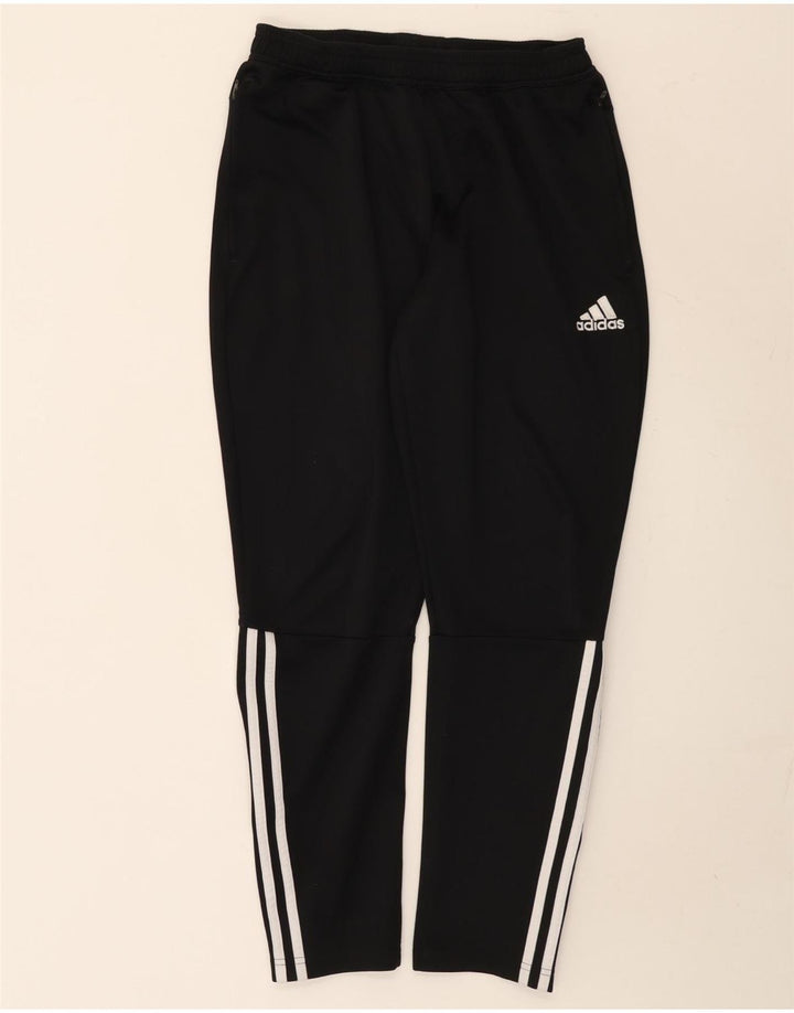 Męskie spodnie dresowe ADIDAS, duże, czarne, poliestrowe