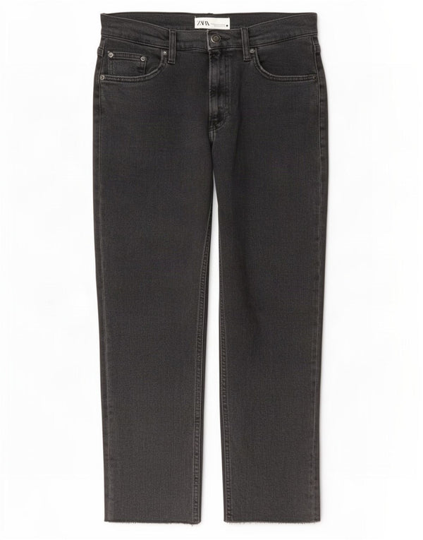 Damskie jeansy Zara z wysokim stanem, EU 40 Medium W30 L25, szare