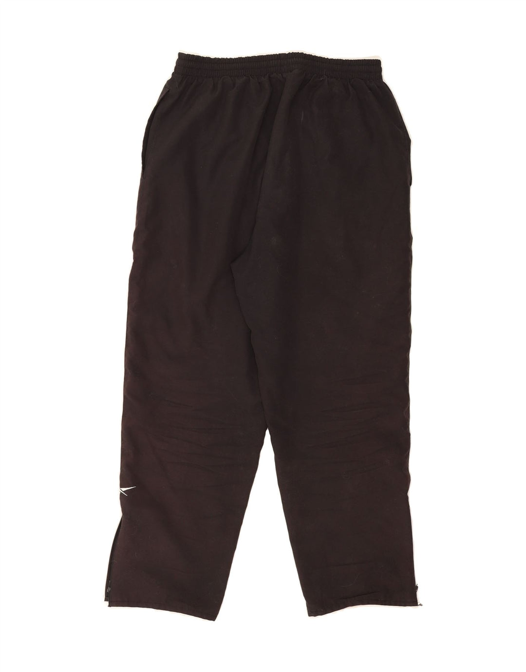REEBOK Womens Tracksuit Trousers UK 12 Medium  Black Nylon Vintage Reebok and Second-Hand Reebok from Messina Hembry 