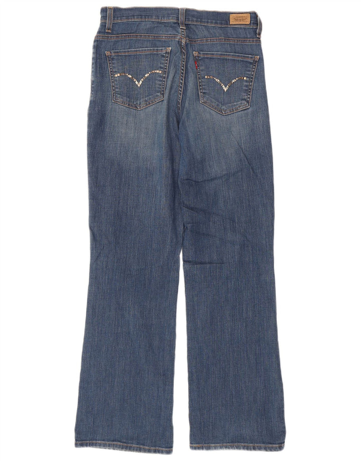 Jeansy Levi's Damskie 512 Idealnie wyszczuplające Bootcut US 8 Medium W30 L31 Niebieskie