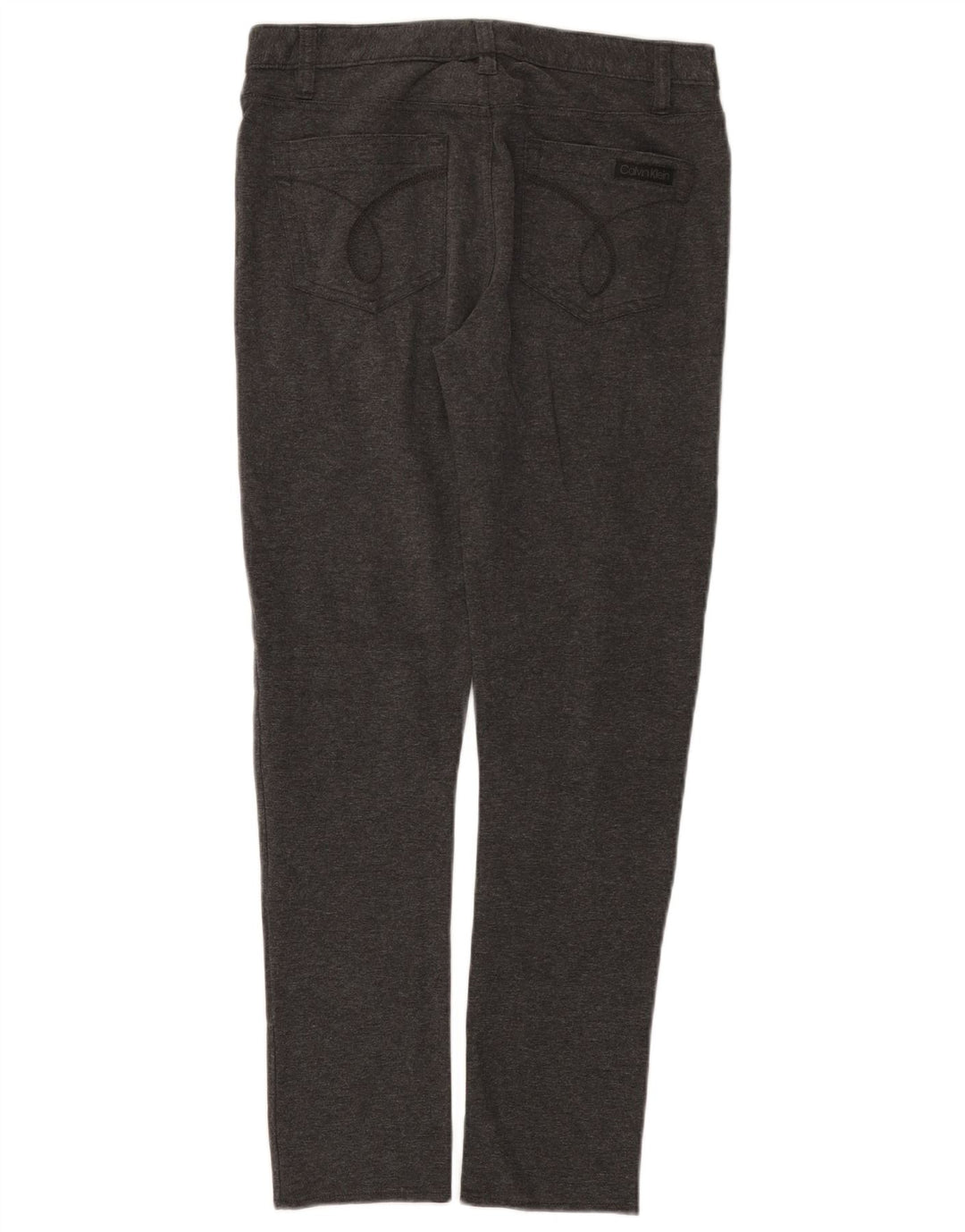 Damskie spodnie jeggingowe Calvin Klein US 8 Medium W30 L28 Szara bawełna