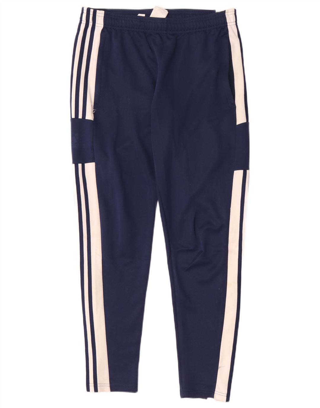 Męskie spodnie dresowe Adidas Aeroready, średnio-granatowe, z blokami kolorów